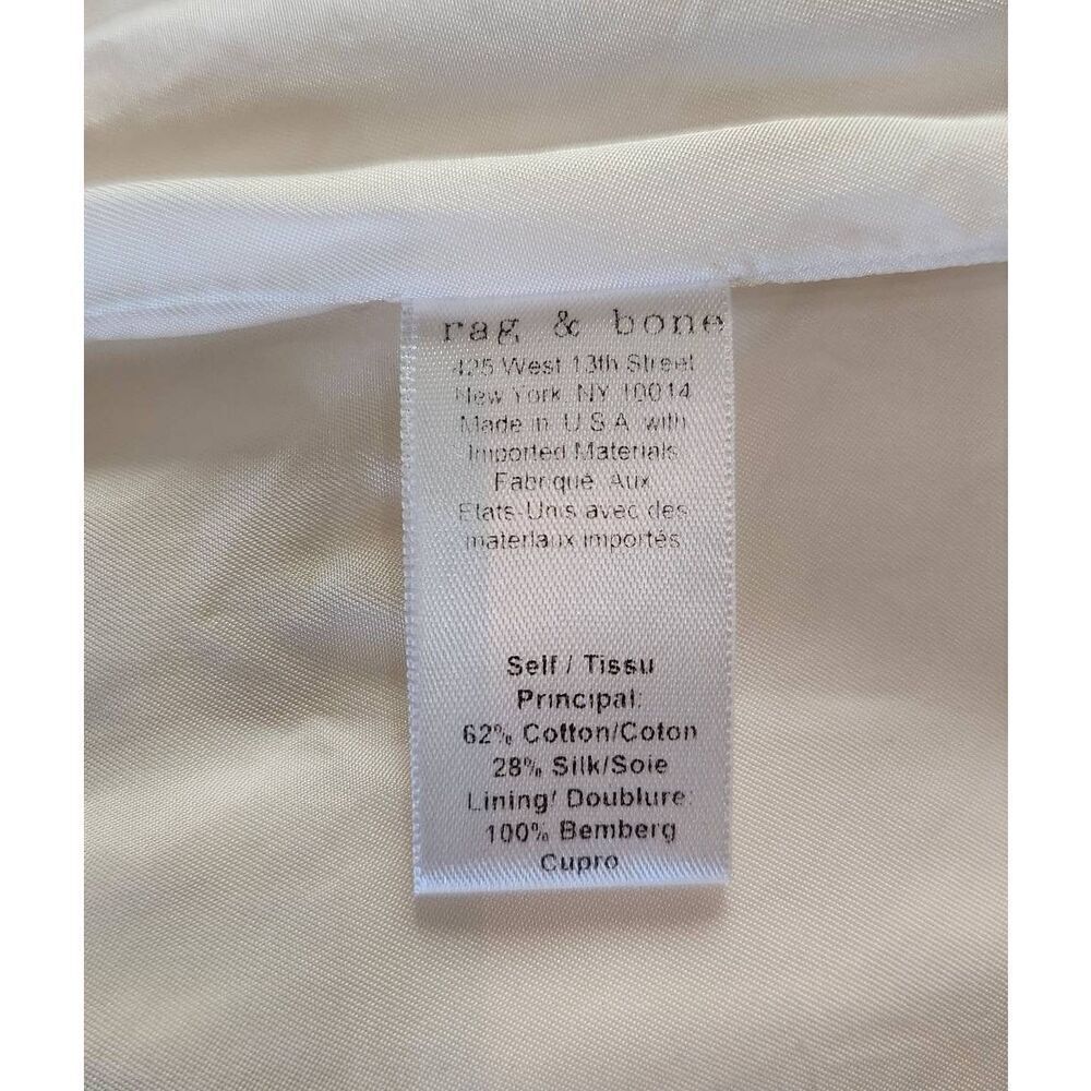 rag & bone Fleet Off White Blazer Size 0 - Picture 7 of 7